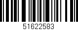 Código de barras (EAN, GTIN, SKU, ISBN): '51622583'