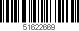 Código de barras (EAN, GTIN, SKU, ISBN): '51622669'