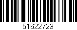 Código de barras (EAN, GTIN, SKU, ISBN): '51622723'