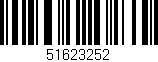 Código de barras (EAN, GTIN, SKU, ISBN): '51623252'