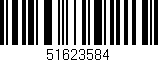 Código de barras (EAN, GTIN, SKU, ISBN): '51623584'