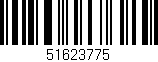 Código de barras (EAN, GTIN, SKU, ISBN): '51623775'