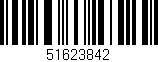 Código de barras (EAN, GTIN, SKU, ISBN): '51623842'