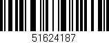 Código de barras (EAN, GTIN, SKU, ISBN): '51624187'