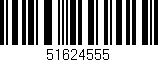 Código de barras (EAN, GTIN, SKU, ISBN): '51624555'