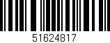Código de barras (EAN, GTIN, SKU, ISBN): '51624817'