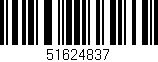 Código de barras (EAN, GTIN, SKU, ISBN): '51624837'