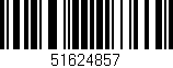 Código de barras (EAN, GTIN, SKU, ISBN): '51624857'