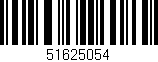 Código de barras (EAN, GTIN, SKU, ISBN): '51625054'