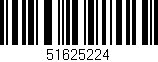 Código de barras (EAN, GTIN, SKU, ISBN): '51625224'