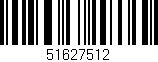 Código de barras (EAN, GTIN, SKU, ISBN): '51627512'