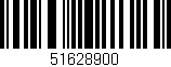 Código de barras (EAN, GTIN, SKU, ISBN): '51628900'