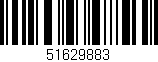 Código de barras (EAN, GTIN, SKU, ISBN): '51629883'