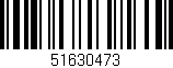 Código de barras (EAN, GTIN, SKU, ISBN): '51630473'