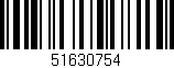 Código de barras (EAN, GTIN, SKU, ISBN): '51630754'