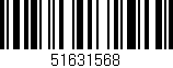Código de barras (EAN, GTIN, SKU, ISBN): '51631568'