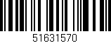 Código de barras (EAN, GTIN, SKU, ISBN): '51631570'
