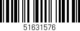 Código de barras (EAN, GTIN, SKU, ISBN): '51631576'