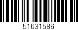 Código de barras (EAN, GTIN, SKU, ISBN): '51631586'