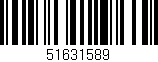 Código de barras (EAN, GTIN, SKU, ISBN): '51631589'