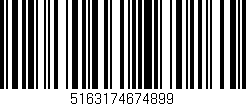 Código de barras (EAN, GTIN, SKU, ISBN): '5163174674899'