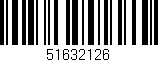 Código de barras (EAN, GTIN, SKU, ISBN): '51632126'