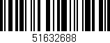 Código de barras (EAN, GTIN, SKU, ISBN): '51632688'
