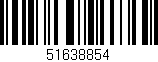 Código de barras (EAN, GTIN, SKU, ISBN): '51638854'