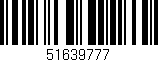 Código de barras (EAN, GTIN, SKU, ISBN): '51639777'