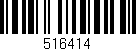 Código de barras (EAN, GTIN, SKU, ISBN): '516414'