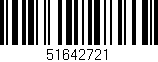 Código de barras (EAN, GTIN, SKU, ISBN): '51642721'