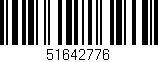 Código de barras (EAN, GTIN, SKU, ISBN): '51642776'