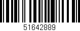 Código de barras (EAN, GTIN, SKU, ISBN): '51642889'