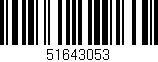 Código de barras (EAN, GTIN, SKU, ISBN): '51643053'