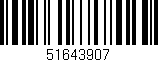 Código de barras (EAN, GTIN, SKU, ISBN): '51643907'