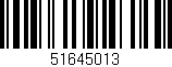 Código de barras (EAN, GTIN, SKU, ISBN): '51645013'