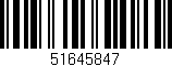 Código de barras (EAN, GTIN, SKU, ISBN): '51645847'