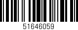 Código de barras (EAN, GTIN, SKU, ISBN): '51646059'