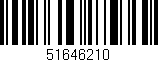 Código de barras (EAN, GTIN, SKU, ISBN): '51646210'