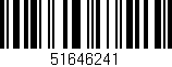 Código de barras (EAN, GTIN, SKU, ISBN): '51646241'