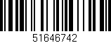 Código de barras (EAN, GTIN, SKU, ISBN): '51646742'