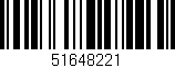 Código de barras (EAN, GTIN, SKU, ISBN): '51648221'