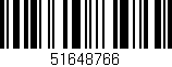 Código de barras (EAN, GTIN, SKU, ISBN): '51648766'
