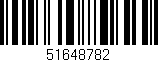 Código de barras (EAN, GTIN, SKU, ISBN): '51648782'