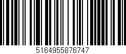 Código de barras (EAN, GTIN, SKU, ISBN): '5164955876747'