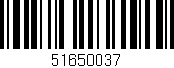 Código de barras (EAN, GTIN, SKU, ISBN): '51650037'