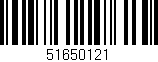 Código de barras (EAN, GTIN, SKU, ISBN): '51650121'