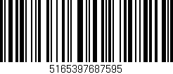 Código de barras (EAN, GTIN, SKU, ISBN): '5165397687595'