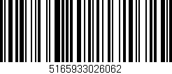 Código de barras (EAN, GTIN, SKU, ISBN): '5165933026062'