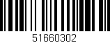 Código de barras (EAN, GTIN, SKU, ISBN): '51660302'